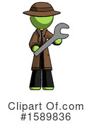 Green Design Mascot Clipart #1589836 by Leo Blanchette