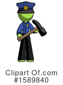 Green Design Mascot Clipart #1589840 by Leo Blanchette