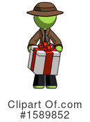 Green Design Mascot Clipart #1589852 by Leo Blanchette