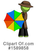 Green Design Mascot Clipart #1589858 by Leo Blanchette