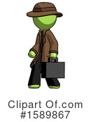 Green Design Mascot Clipart #1589867 by Leo Blanchette