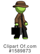 Green Design Mascot Clipart #1589873 by Leo Blanchette