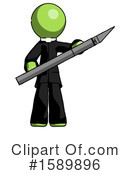 Green Design Mascot Clipart #1589896 by Leo Blanchette