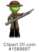 Green Design Mascot Clipart #1589897 by Leo Blanchette