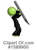 Green Design Mascot Clipart #1589900 by Leo Blanchette