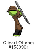 Green Design Mascot Clipart #1589901 by Leo Blanchette