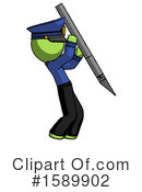 Green Design Mascot Clipart #1589902 by Leo Blanchette