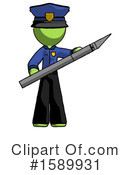 Green Design Mascot Clipart #1589931 by Leo Blanchette