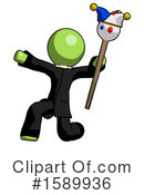 Green Design Mascot Clipart #1589936 by Leo Blanchette