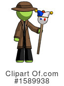 Green Design Mascot Clipart #1589938 by Leo Blanchette