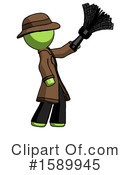 Green Design Mascot Clipart #1589945 by Leo Blanchette