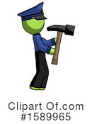 Green Design Mascot Clipart #1589965 by Leo Blanchette