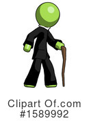 Green Design Mascot Clipart #1589992 by Leo Blanchette