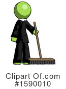 Green Design Mascot Clipart #1590010 by Leo Blanchette