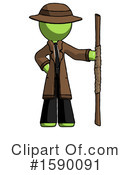 Green Design Mascot Clipart #1590091 by Leo Blanchette