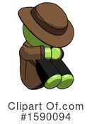 Green Design Mascot Clipart #1590094 by Leo Blanchette