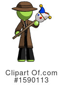 Green Design Mascot Clipart #1590113 by Leo Blanchette
