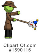 Green Design Mascot Clipart #1590116 by Leo Blanchette