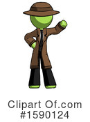 Green Design Mascot Clipart #1590124 by Leo Blanchette
