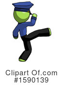 Green Design Mascot Clipart #1590139 by Leo Blanchette