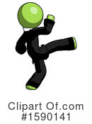 Green Design Mascot Clipart #1590141 by Leo Blanchette