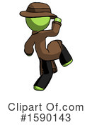 Green Design Mascot Clipart #1590143 by Leo Blanchette