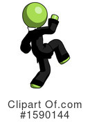 Green Design Mascot Clipart #1590144 by Leo Blanchette