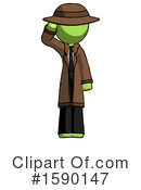 Green Design Mascot Clipart #1590147 by Leo Blanchette