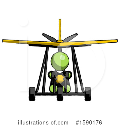 Royalty-Free (RF) Green Design Mascot Clipart Illustration by Leo Blanchette - Stock Sample #1590176