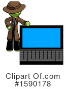 Green Design Mascot Clipart #1590178 by Leo Blanchette