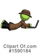 Green Design Mascot Clipart #1590184 by Leo Blanchette