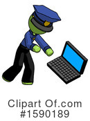Green Design Mascot Clipart #1590189 by Leo Blanchette
