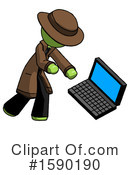 Green Design Mascot Clipart #1590190 by Leo Blanchette