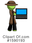 Green Design Mascot Clipart #1590193 by Leo Blanchette