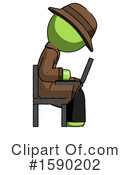 Green Design Mascot Clipart #1590202 by Leo Blanchette