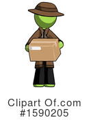 Green Design Mascot Clipart #1590205 by Leo Blanchette