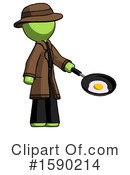 Green Design Mascot Clipart #1590214 by Leo Blanchette