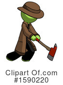 Green Design Mascot Clipart #1590220 by Leo Blanchette