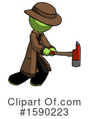 Green Design Mascot Clipart #1590223 by Leo Blanchette
