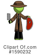 Green Design Mascot Clipart #1590232 by Leo Blanchette