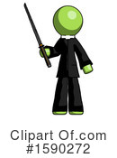 Green Design Mascot Clipart #1590272 by Leo Blanchette