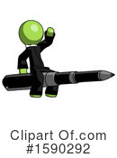 Green Design Mascot Clipart #1590292 by Leo Blanchette