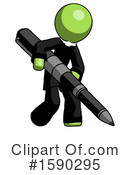 Green Design Mascot Clipart #1590295 by Leo Blanchette