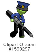 Green Design Mascot Clipart #1590297 by Leo Blanchette