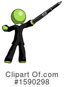Green Design Mascot Clipart #1590298 by Leo Blanchette