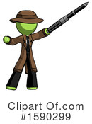 Green Design Mascot Clipart #1590299 by Leo Blanchette