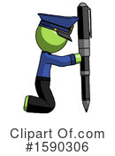 Green Design Mascot Clipart #1590306 by Leo Blanchette