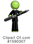 Green Design Mascot Clipart #1590307 by Leo Blanchette