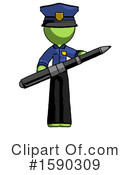 Green Design Mascot Clipart #1590309 by Leo Blanchette
