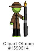Green Design Mascot Clipart #1590314 by Leo Blanchette